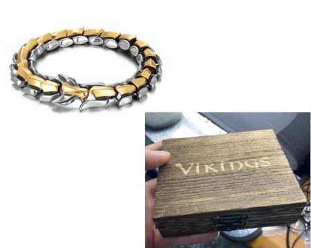 Two-Tone Gold & Silver 19 cm