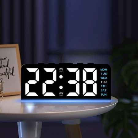 Picture of Ambience Light Digital LED Clock with Temperature and Dual Alarms