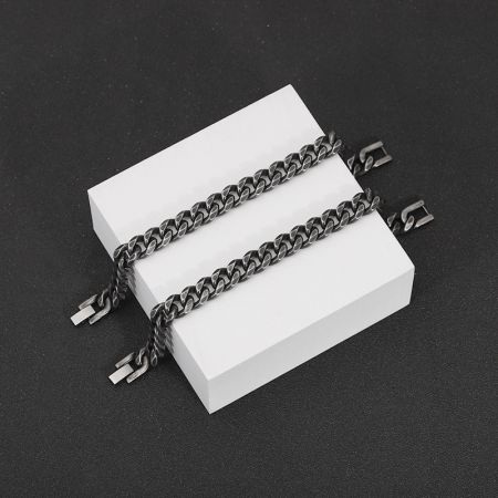 Picture of "Minimalist" Titanium Steel Chain Bracelet