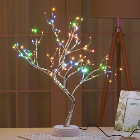 Picture of Bonsai Style LED Tree Light with Adjustable Branches and USB Power